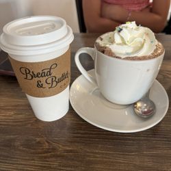 Bread And Butter - A latte to go and the hot chocolate 8/2026