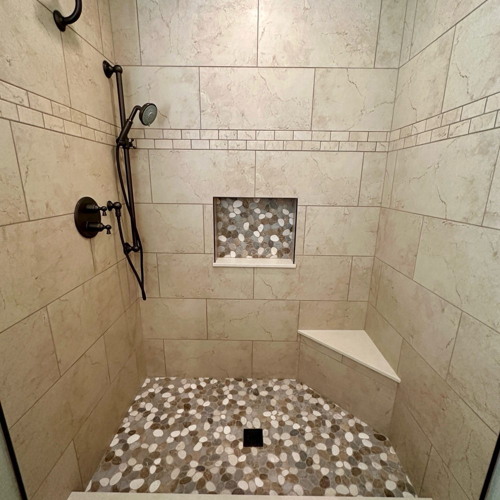 Hired Hand Construction - a walk in shower - General Contractors Near Me - Castaic, California