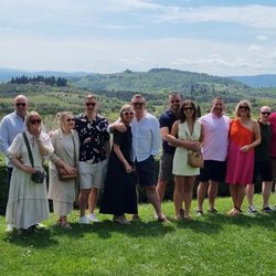 Casa Sola - Chianti Winery - Group Photo on our terrace