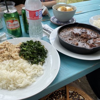 Casa Costa Bake Shop - Feijoada:rice, farofa (yucca flour), collard greens and orange as sides. - Bakeries Near Me - Leander, Texas