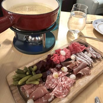 WALDHAUS - Cheese Fondue + Cured Meats - Pubs Near Me - Banff, Alberta WALDHAUS - Cheese Fondue + Cured Meats - Pubs Near Me - Banff, Alberta