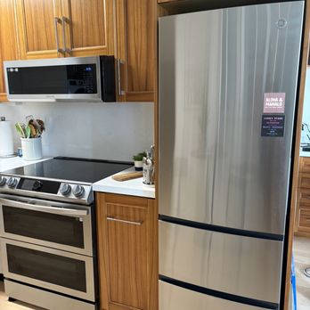 Eco Floors & Cabinets - Enclosed our refrigerator in a tall cabinet. - Flooring Near Me - Aiea, Hawaii Eco Floors & Cabinets - Enclosed our refrigerator in a tall cabinet. - Flooring Near Me - Aiea, Hawaii