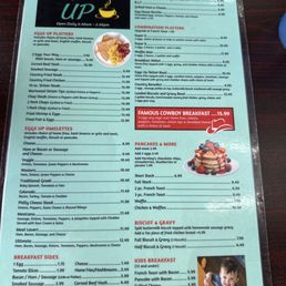 Breakfast menu Breakfast menu