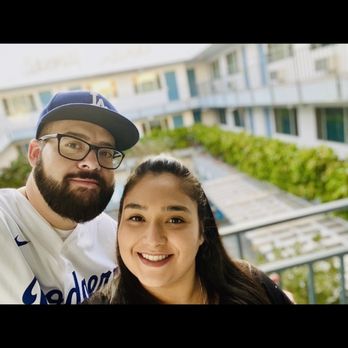 Beverly Laurel Hotel - Beautiful wife and I enjoying our stay - Hotels Near Me - Los Angeles, California