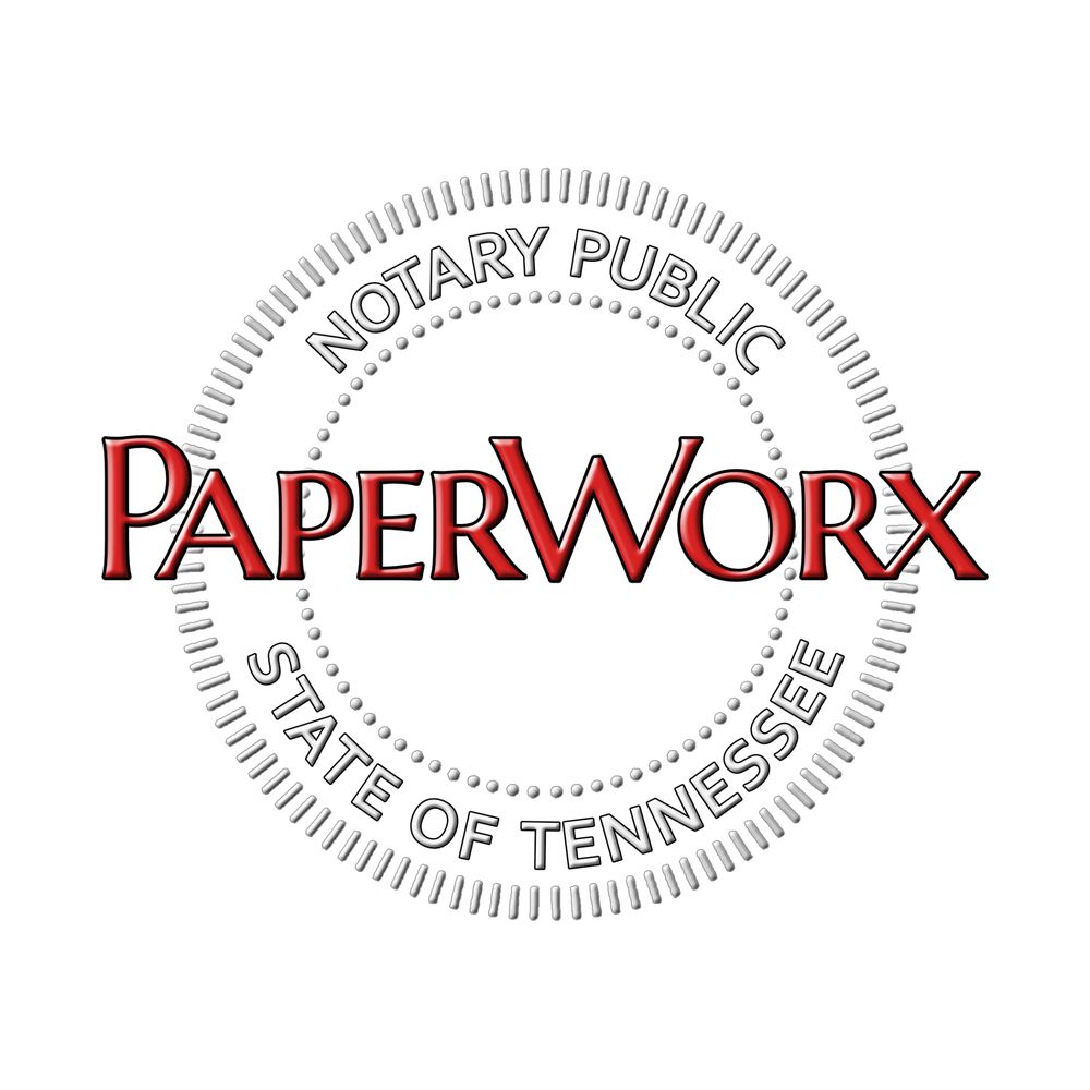 PAPERWORX MOBILE NOTARY SERVICES Nashville, Tennessee Notaries