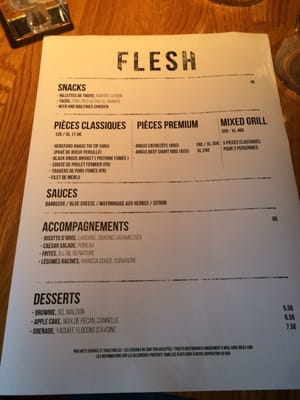 Menu photo 3 FLESH Paris, 75 Menu photo 3 FLESH Paris, 75