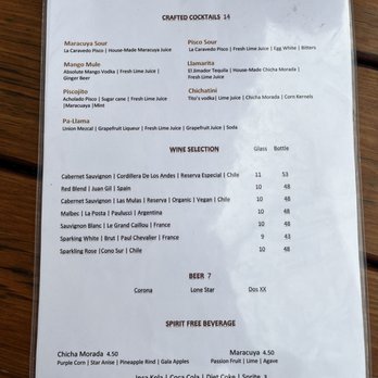 Llama Queen - Menu - Peruvian Near Me - Austin, Texas