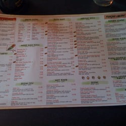 Menu (as of Ap 27 2010)
