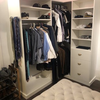 Closet Factory - His/hers walk-in closet - Interior Design Near Me - west valley, Utah