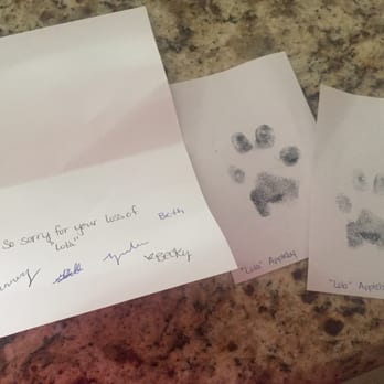 Armstrong Pet Hospital - We were shown care during and after the loss of our sweet girl. This warms my heart to have her little paws to keep forever. - Veterinarians Near Me - Clovis, California