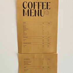 Galvin Coffee + Bakery - Menu