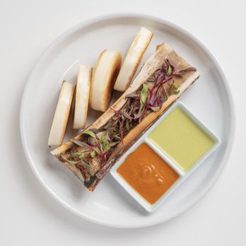 JA Jiaozi - Roast Bone Marrow w/ Bun - Dim Sum Near Me - Irvine, California JA Jiaozi - Roast Bone Marrow w/ Bun - Dim Sum Near Me - Irvine, California