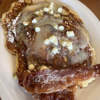 Ruby Sunshine Brook Highland - White chocolate bread pudding pancakes!! A must every time I visit. - Breakfast & Brunch Near Me - Birmingham, Alabama