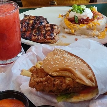 Grins Restaurant - Buffalo Ranch Crispy Chicken Sandwich - American Near Me - San Marcos, Texas Grins Restaurant - Buffalo Ranch Crispy Chicken Sandwich - American Near Me - San Marcos, Texas