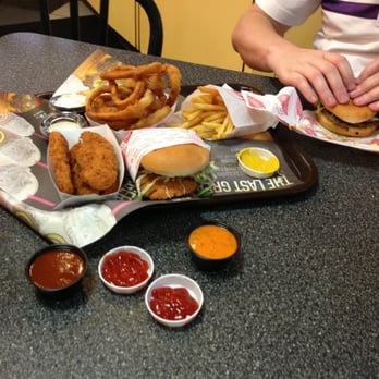 Fatburger - 8/2015 my dining room views as I wait for our order ~ and really?? $1.20 for two sauces???? - Fast Food Near Me - Buena Park, California Fatburger - 8/2015 my dining room views as I wait for our order ~ and really?? $1.20 for two sauces???? - Fast Food Near Me - Buena Park, California