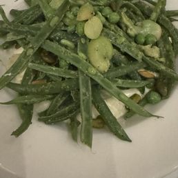 Le verdure di primavera Roasted Green Beans, Fava Beans, Peas, Carrots & Tropea Onios Le verdure di primavera Roasted Green Beans, Fava Beans, Peas, Carrots & Tropea Onios