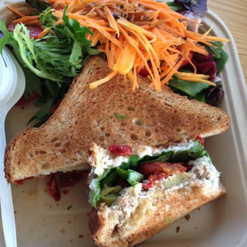 Nomad Cafe - Heartichoke sandwich with tuna. My own creation and fabulous! - Coffee & Tea Near Me - Oakland, California Nomad Cafe - Heartichoke sandwich with tuna. My own creation and fabulous! - Coffee & Tea Near Me - Oakland, California
