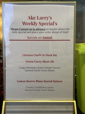 Menu photo 8 Ake'Larry Anaheim, CA