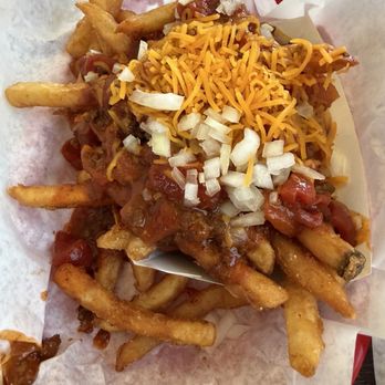 Bobs At The Marina - Chili cheese fries with onions - Breakfast & Brunch Near Me - Stockton, California