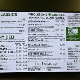 Menu choices Note: No Soups... as still advertised when googled. Menu choices Note: No Soups... as still advertised when googled.