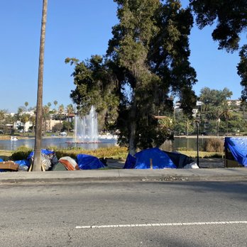 Echo Park Lake - Echo Park Lake 2/4/21 - Parks Near Me - Los Angeles, California