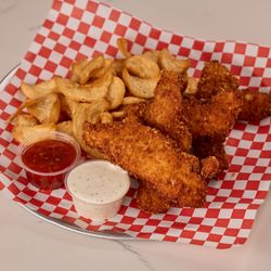 Smash And Slice - Chicken Tender Cutlets & Fries