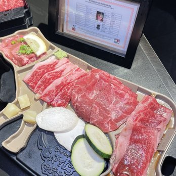 Chubby Cattle - Miyazaki's Secret -- sampler platter of their most popular meats - Barbeque Near Me - Rosemead, California Chubby Cattle - Miyazaki's Secret -- sampler platter of their most popular meats - Barbeque Near Me - Rosemead, California