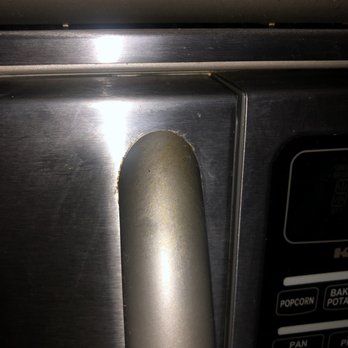 Spotless Cleaning Services - Grease on microwave handle - Home Cleaning Near Me - Brooklyn, New York