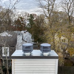 Chimney USA - New galvanized cover with caps.