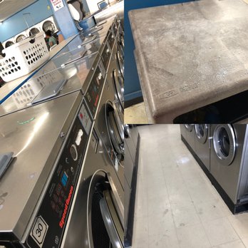 El Lavadero Coin Laundry - Detergent on top of machines, on the trash can; dirty floors all around the the area - Laundromat Near Me - Pacoima, California El Lavadero Coin Laundry - Detergent on top of machines, on the trash can; dirty floors all around the the area - Laundromat Near Me - Pacoima, California