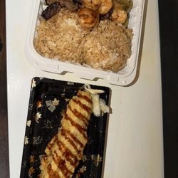 Kobe Hibachi Grill & Sushi - S8. Shrimp Tempura Roll/steak and shrimp plate