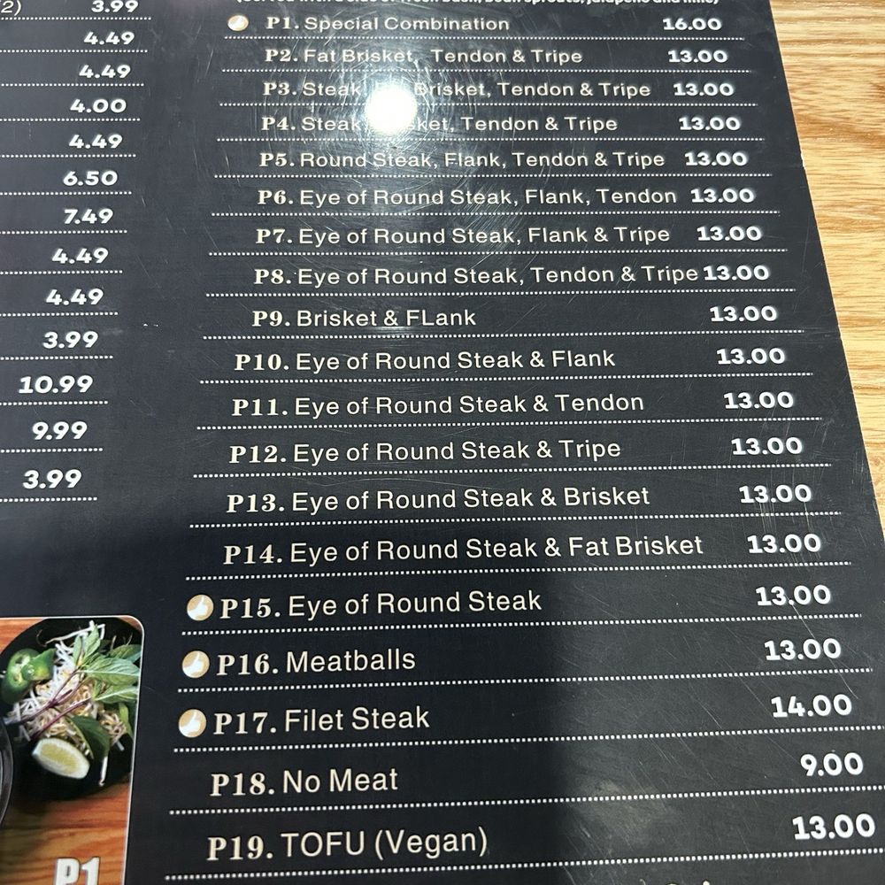 Menu Menu