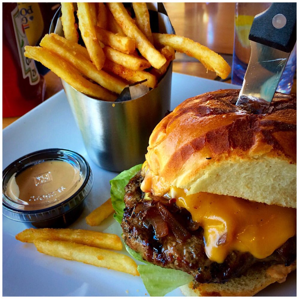 Ridge Cafe - Ridge Burger with regular fries - Pizza Near Me - Draper, Utah Ridge Cafe - Ridge Burger with regular fries - Pizza Near Me - Draper, Utah