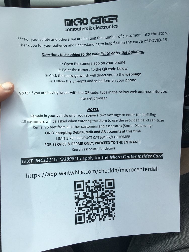 Featured image of post App waitwhile Check In Microcenter 10