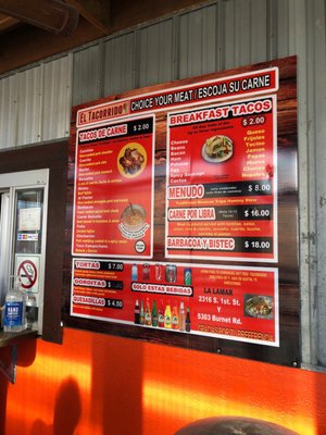 Menu photo 7 El Tacorrido Austin, TX Menu photo 7 El Tacorrido Austin, TX