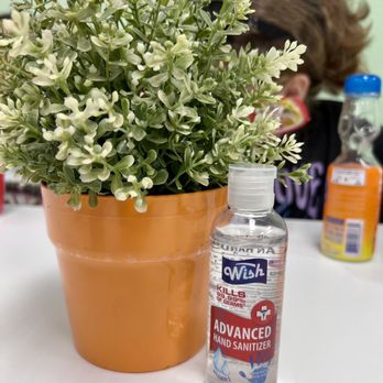 Kawaii House - Hand sanitizer on the tables - Hobby Shops Near Me - Murrieta, California