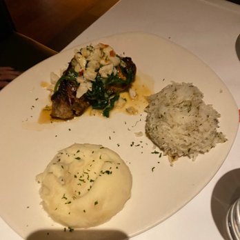 Bonefish Grill - Fish special with mashed potato and jasmine rice - Seafood Near Me - Concord Mills, North Carolina