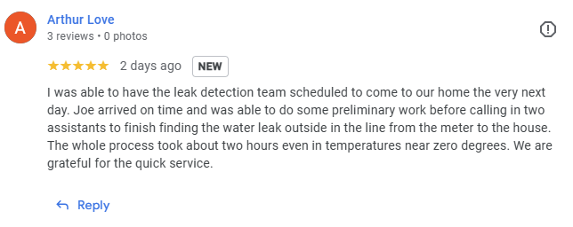 Slide of American Leak Detection - Pittsburgh