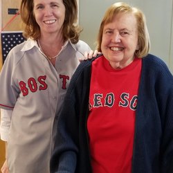 Connemara Senior Living Campello - Sally Burke, Owner and Miriam, Resident enjoy opening day festivities!