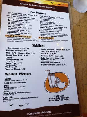 Menu photo 3 Pier House Restaurant Nags Head, NC