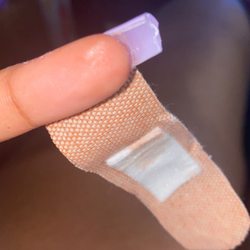 Bebes Nails - Blood on bandaid