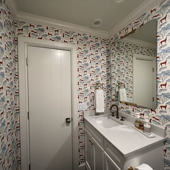 More Decor Design, Inc. - Is it Clifford??? Nope, it's the red cat wallpaper. Wallcovering can change your kids space into a dreamworld. - General Contractors Near Me - Tulsa, Oklahoma More Decor Design, Inc. - Is it Clifford??? Nope, it's the red cat wallpaper. Wallcovering can change your kids space into a dreamworld. - General Contractors Near Me - Tulsa, Oklahoma