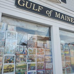 Gulf of Maine Books - Lots of puzzles (tons of different themes) at Gulf of Maine downtown Brunswick on Main Street. Mid Nov 2020.