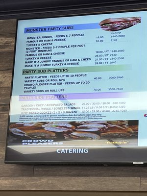 Menu photo 3 Tubby's Clinton Township, MI