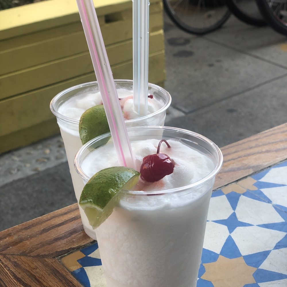 Cubana Cafe - Frozen Coconut margaritas - Cuban Near Me - Brooklyn, New York