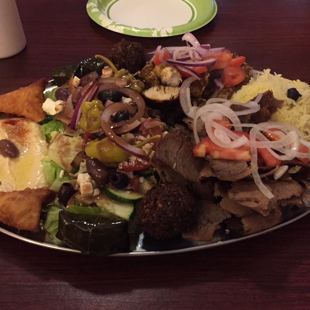 Babylon Cafe - Dinner platter for 2 - a bargain at $18.99 and enough to feed 3 adults. - Greek Near Me - Richmond, Kentucky