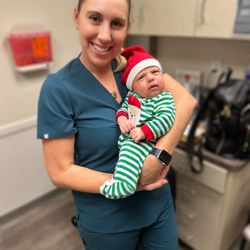 Jacadi D Bignami, MD - St Joseph Heritage Medical Group - Dr. Bignami & Mateo at 5 weeks postpartum =)