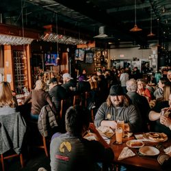 Moon Hill Brewing and Gardner Ale House - Pub full of happy people