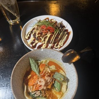 The Black Sheep - Scallion Pancake & Chicken Dumplings - Cocktail Bars Near Me - Las Vegas, Nevada