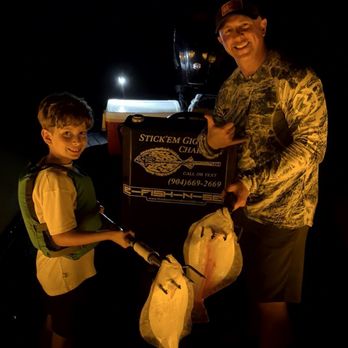 Stickem Gigging Charters - Doubling Up! - Fishing Near Me Stickem Gigging Charters - Doubling Up! - Fishing Near Me